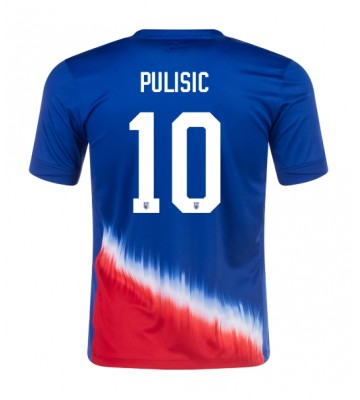 Forenede Stater Christian Pulisic #10 Replika Udebanetrøje Copa America 2024 Kortærmet